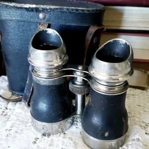Vtg 1920s French Jockey Club Binoculars Paris Sportier Race Track Glasses